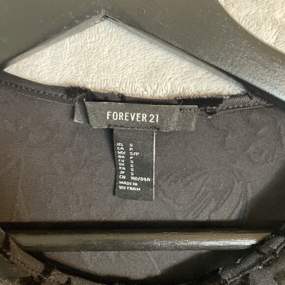 Woman’s Back Sheer Bodysuit Velvet Floral Whimsigoth Goth Romantic Fairy Size S - Picture 6 of 7